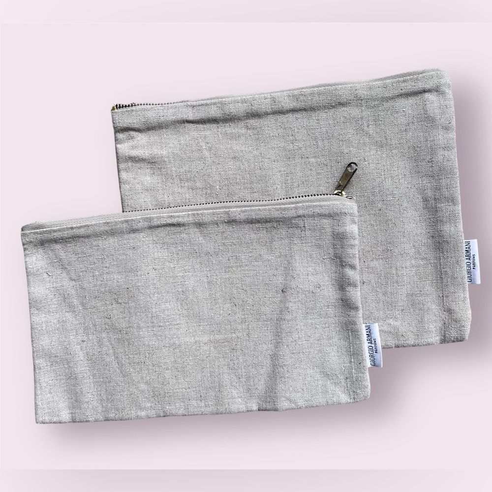 Giorgio Armani set of 2 pouches